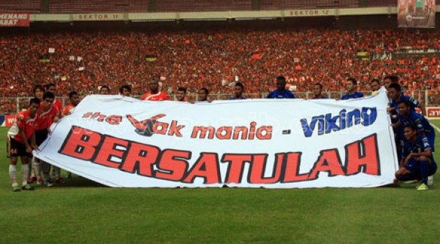 Jakmania dan Bobotoh Akan Dipertemukan di Bogor