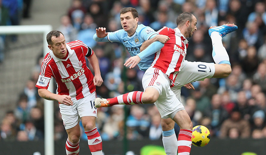 Stoke City Imbangi Manchester City<!--idunk-->Babak I