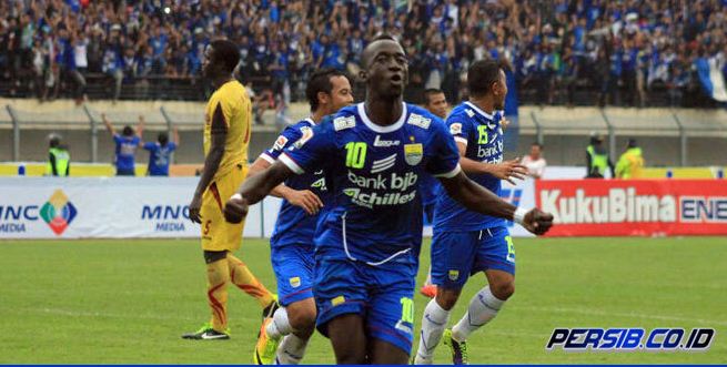 Gol Tunggal Konate Antar Persib Bandung Tundukkan Sriwijaya FC<!--idunk-->ISL 2014