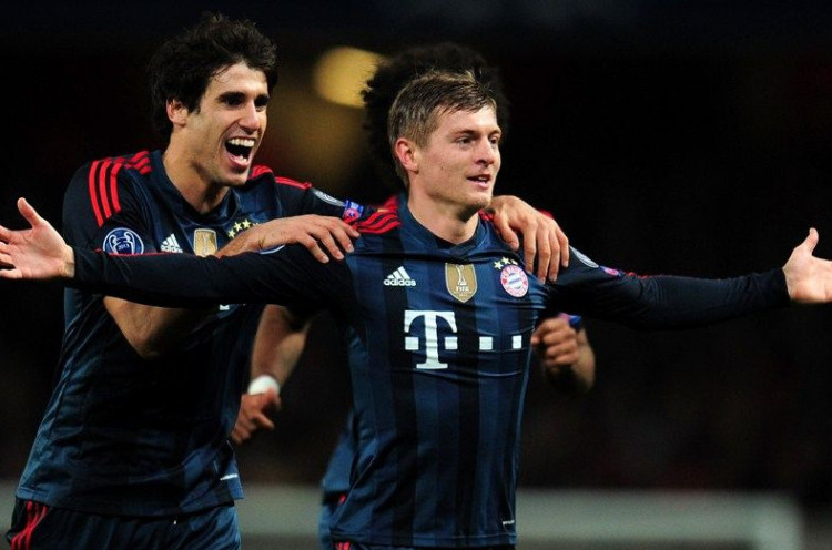 Kroos: Sabar Adalah Kunci Kemenangan Bayern Atas Arsenal 