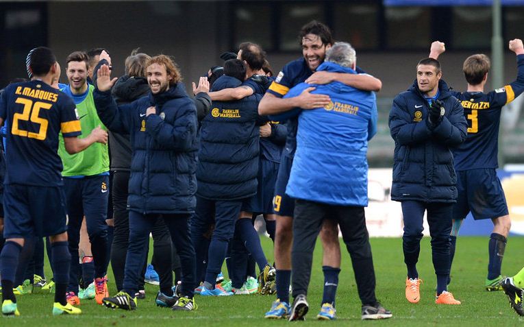 Imbangi Juventus, Verona Girang