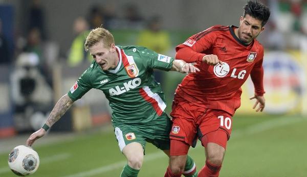 Leverkusen Unggul Sementara Atas Augsburg<!--idunk-->Babak I