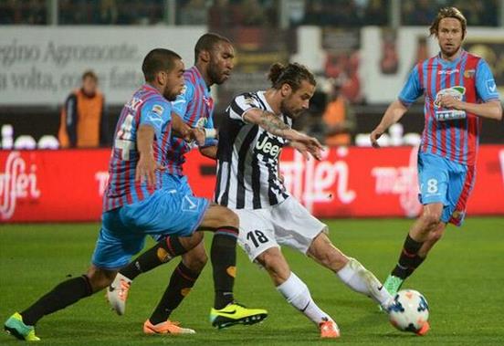 Catania Tahan Imbang Juventus Tanpa Gol<!--idunk-->Babak I