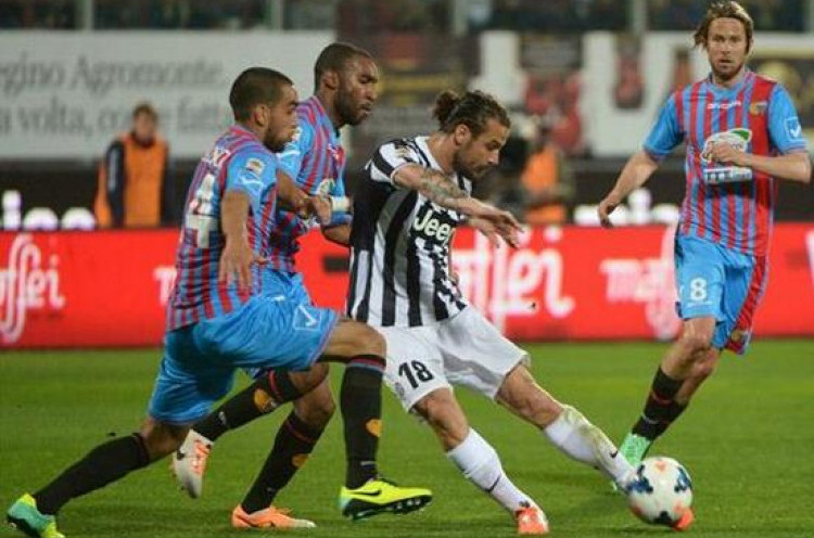 Catania Tahan Imbang Juventus Tanpa Gol<!--idunk-->Babak I