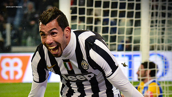 Tevez Dua Gol, Juve Ungguli Parma<!--idunk-->Babak I