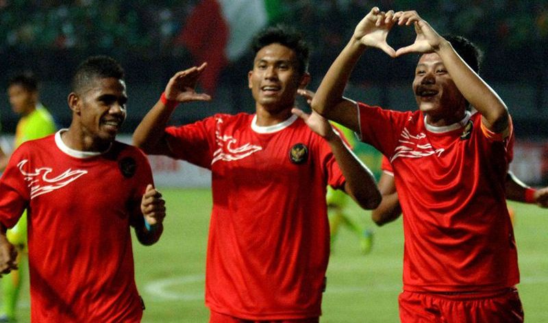 Timnas U-19 Hajar Pusam U-21<!--idunk-->Babak I