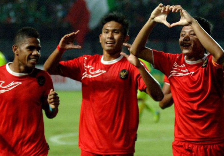 Timnas U-19 Hajar Pusam U-21<!--idunk-->Babak I