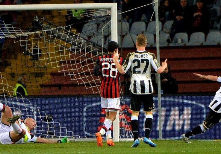 Gol Tunggal Antonio Di Natale Bawa Udinese Bungkam AC Milan