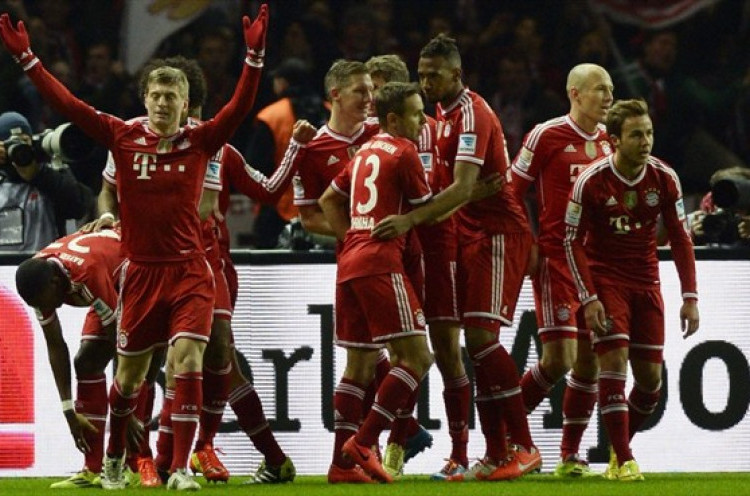 Ungguli Hertha Berlin, Bayern Muenchen Berjarak 45 Menit Dari Juara<!--idunk-->Babak I