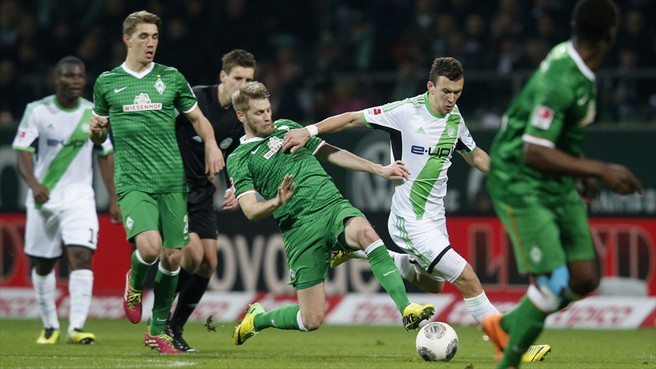 Bremen Dipecundangi Wolfsburg, Mainz Dibekap Braunschweig<!--idunk-->Bundesliga Pekan Ke-27