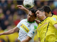 Lini Pertahanan Lengah, Gawang Dortmund Dua Kali Dibobol Gladbach<!--idunk-->Babak I