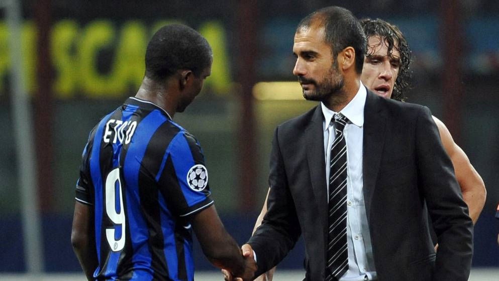 Gawat, Eto'o Sebut Pep Guardiola Pengecut