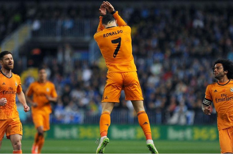 Gol Ronaldo Antar Madrid Bungkam Malaga Sementara<!--idunk-->Babak I