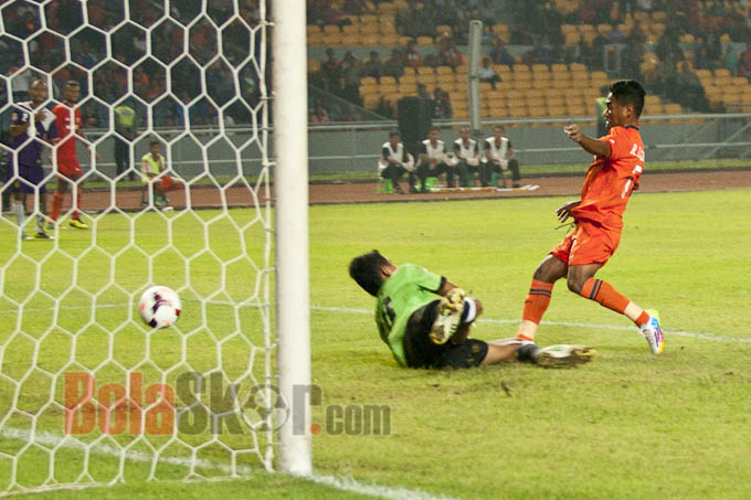 Sontekan Ramdhani Bawa Persija Ungguli Persita<!--idunk-->Babak I