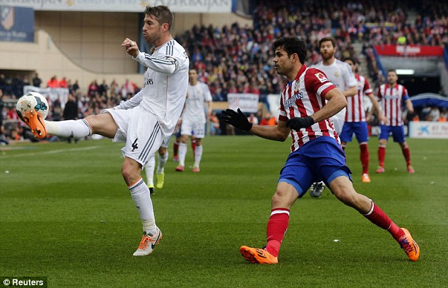 Sergio Ramos Tidak Perduli Dengan Tampil Atau Tidaknya Diego Costa<!--idunk-->Jelang Final Liga Champions 2014