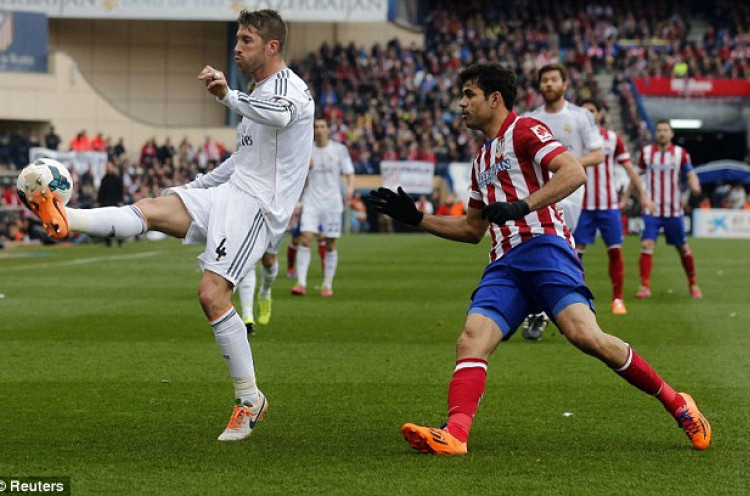 Sergio Ramos Tidak Perduli Dengan Tampil Atau Tidaknya Diego Costa<!--idunk-->Jelang Final Liga Champions 2014