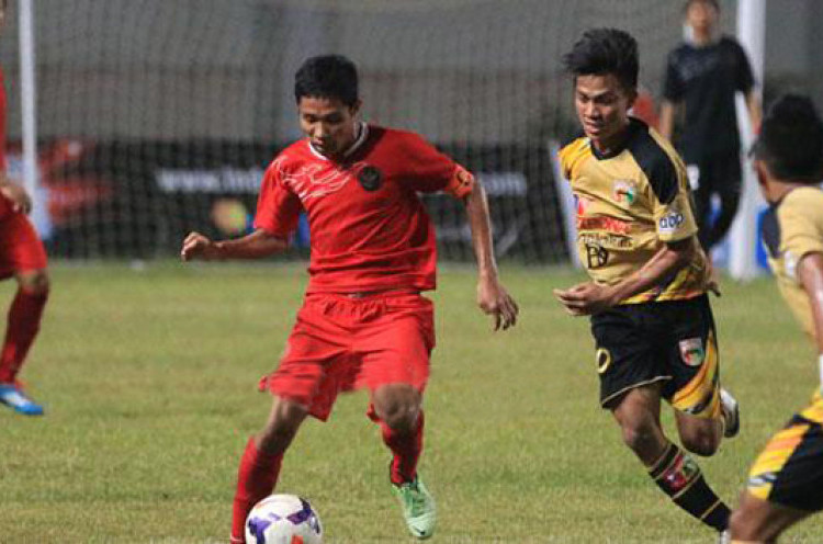 Timnas U-19 'Hadiahi' Pra Pon Riau 4 Gol Tanpa Balas