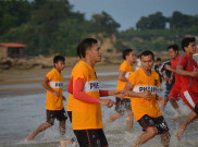 Laskar Sapeh Kerap Kembali Genjot Latihan Fisik di Pantai Jumiang 