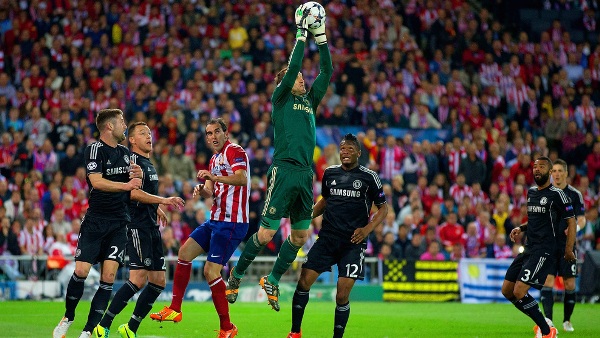 Chelsea Tahan Atletico Madrid di Vicente Calderon