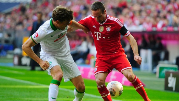 Werder Bremen Kejutkan Bayern Muenchen di Paruh Laga<!--idunk-->Babak I