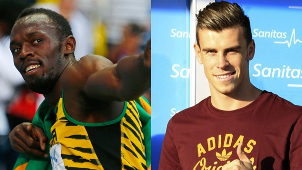 Usain Bolt Kagumi Kecepatan Gareth Bale
