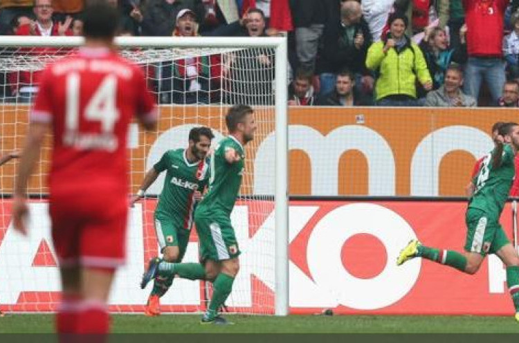 Dibungkam Augsburg, Rekor Tak Terkalahkan Bayern Terhenti