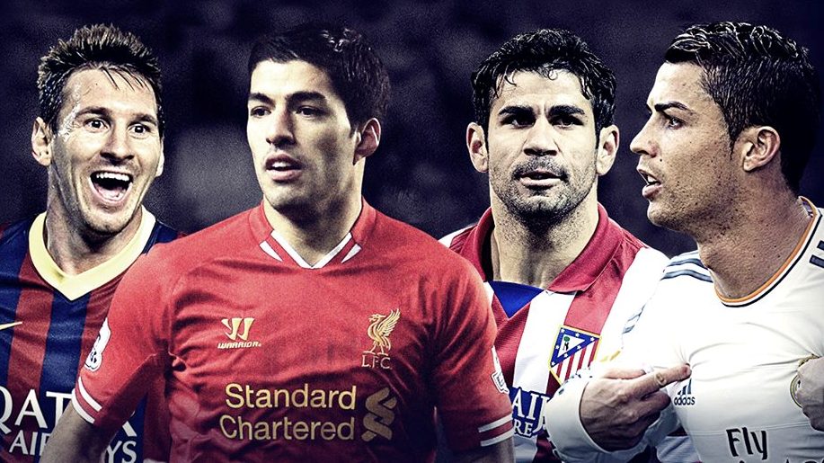 Diego Costa Dekati Suarez dan Ronaldo<!--idunk-->European Golden Shoe