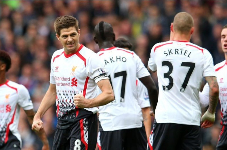 Liverpool Kembali ke Puncak Berkat Sepasang Penalti Gerrard