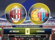 Milan dan Catania Dalam Angka