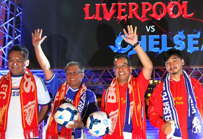 Ribuan Suporter Hadiri Nobar Liverpool vs Chelsea
