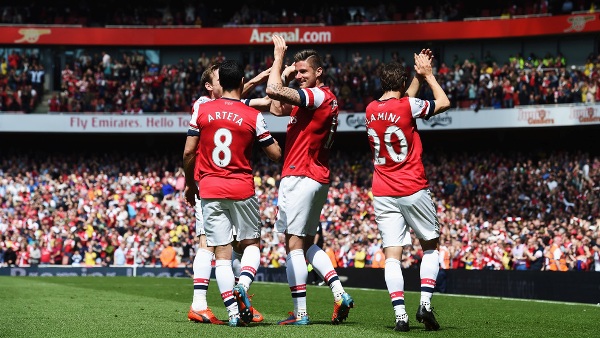 Olivier Giroud Bawa Arsenal Unggul Atas West Bromwich Albion<!--idunk-->Babak I