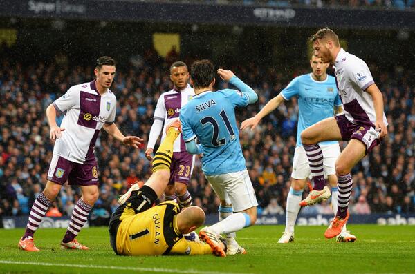 Pertahanan Solid Aston Villa Redam Manchester City<!--idunk--> Babak I
