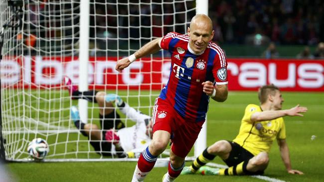 Bayern Muenchen Juara DFB-Pokal 2013/2014<!--idunk-->Final Piala Jerman