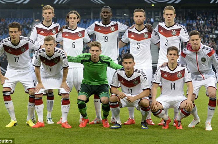 Turunkan Banyak Pemain Muda, Jerman Catat Rekor Baru