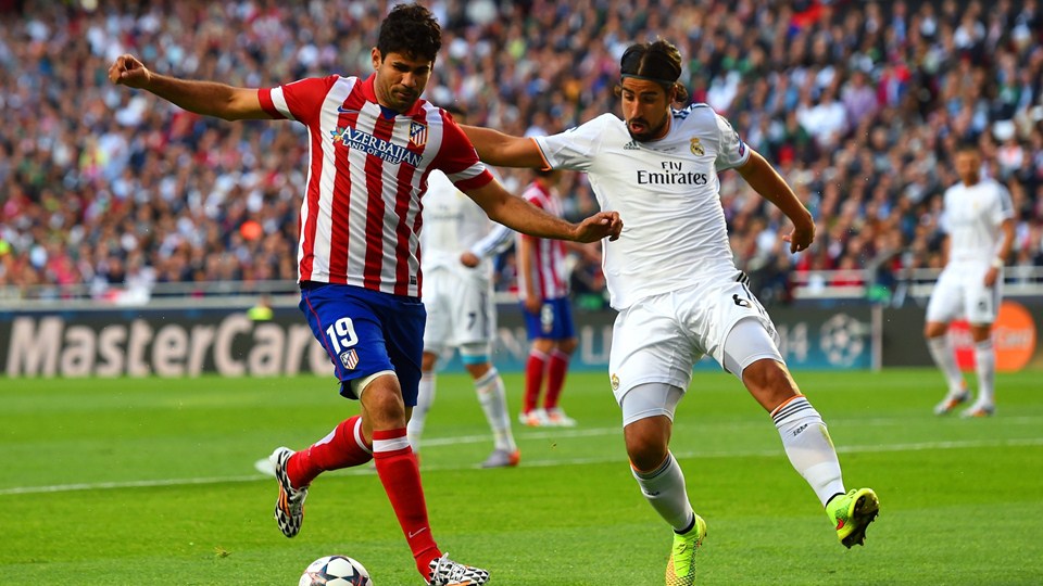 Gol Diego Godin Sementara Antar Atletico Ungguli Real Madrid<!--idunk-->Babak I Final Liga Champions