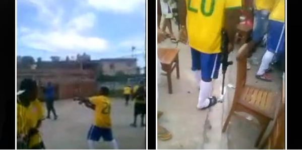 Gila! Fans di Brasil Berondong AK-47 untuk Rayakan Gol