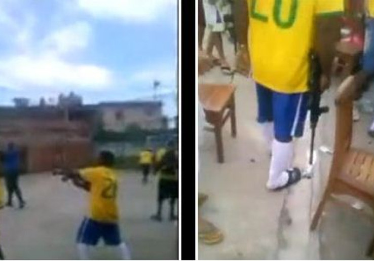 Gila! Fans di Brasil Berondong AK-47 untuk Rayakan Gol