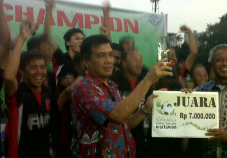 Bantai PSSI Pers 2, Pokja Polda Metro Juara