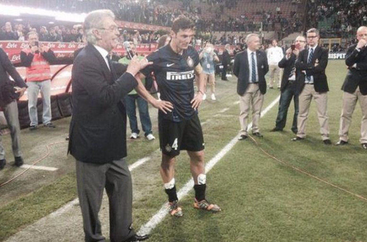 Perpisahan Mengharukan Javier Zanetti