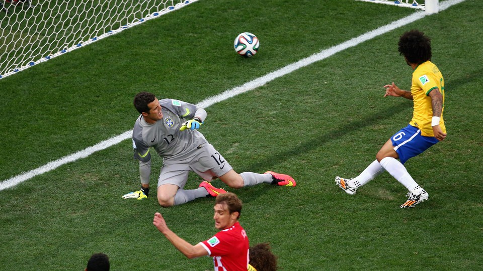 Marcelo Bunuh Diri, Kroasia Imbangi Brasil<!--idunk--> Babak I