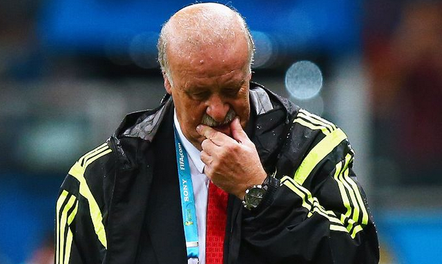 Spanyol Tersingkir, Del Bosque Pasrah