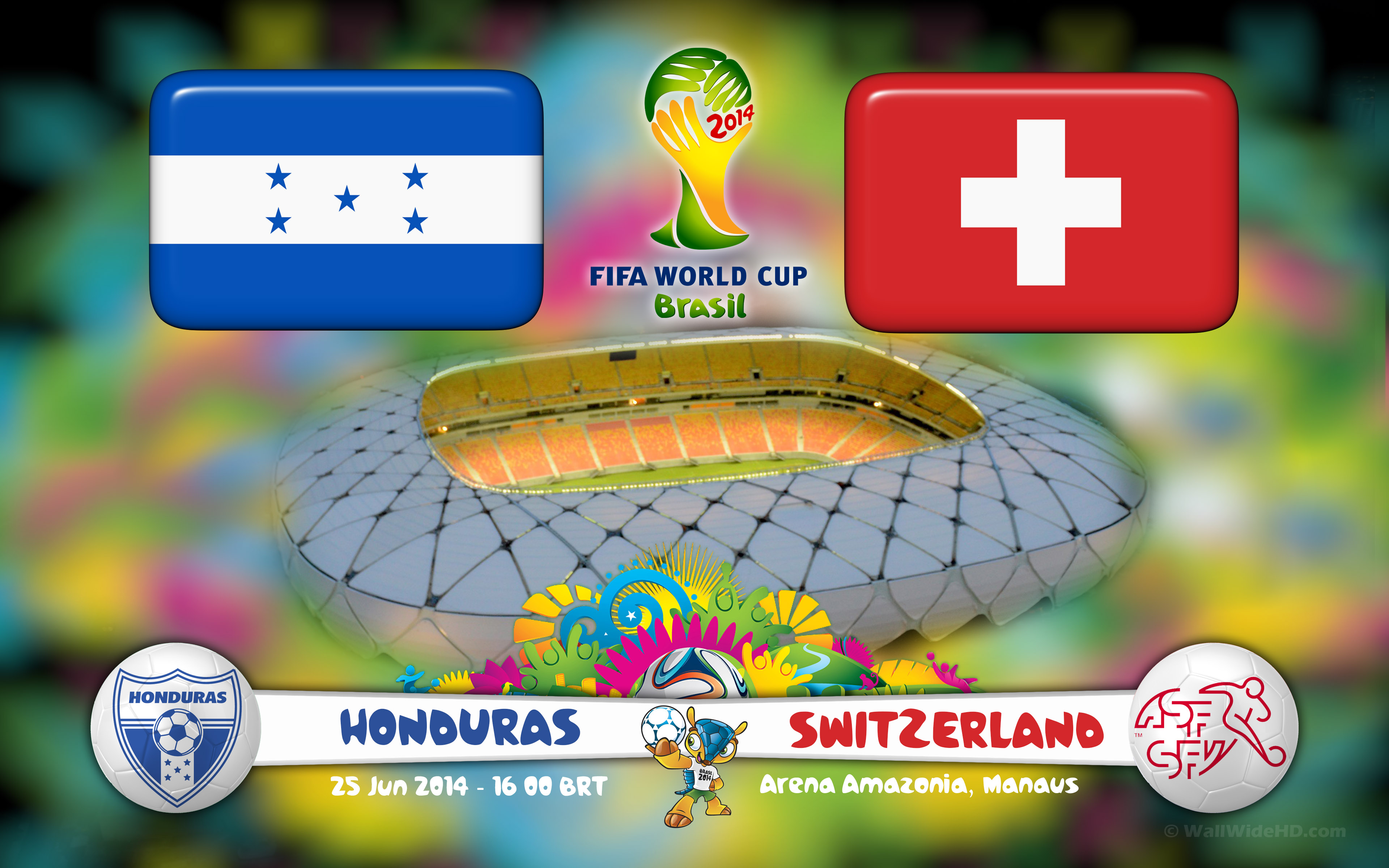 Susunan Pemain Honduras vs Swiss