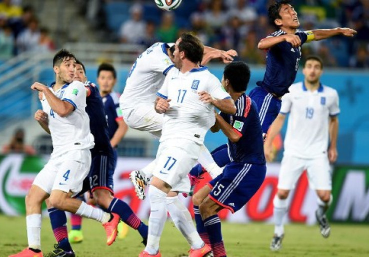 10 Orang Pemain Yunani Tahan Kecepatan Jepang<!--idunk-->Grup C