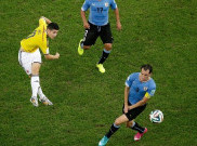 Gol Indah James Rodriguez Bawa Kolombia Pimpin Uruguay<!--idunk-->Babak I
