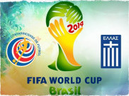 Susunan Pemain Kosta Rika vs Yunani<!--idunk-->Babak 16 Besar Piala Dunia 2014