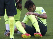 Neymar Cedera Engkel Saat Latihan<!--idunk-->Piala Dunia 2014