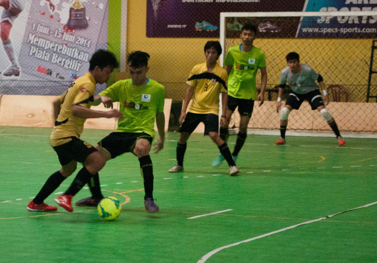 Tumbangkan Sastra UI, Perbanas A Menuju Semi Final<!--idunk-->Bolaskor Kampus Futsal Challenge 2014