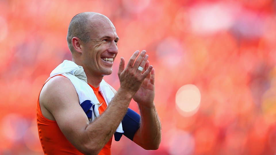 Robben Optimistis Belanda Tak Pulang Cepat