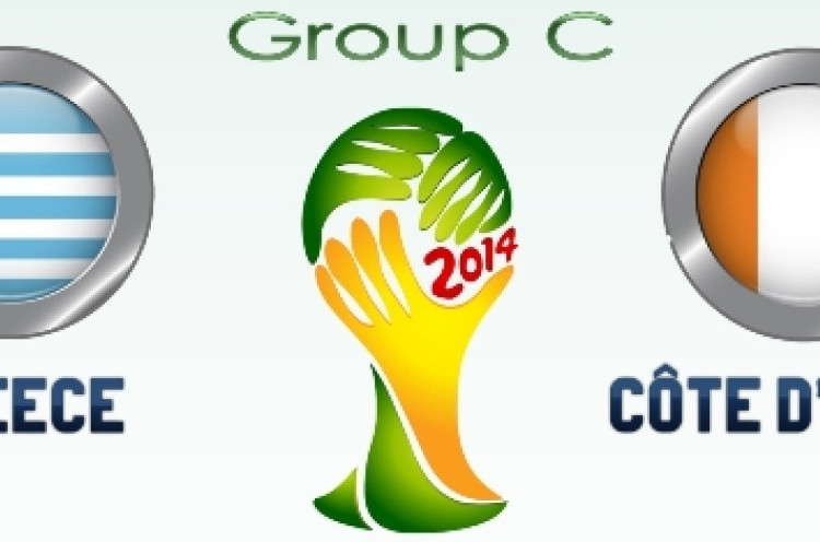 Susunan Pemain Yunani vs Pantai Gading<!--idunk-->Grup C