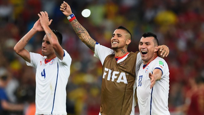 Vidal: Chili Akan Kalahkan Brasil